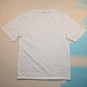 KOTN M T-Shirt Boxy Blank White Crew Unisex Egyptian Cotton Ethical Made N Egypt